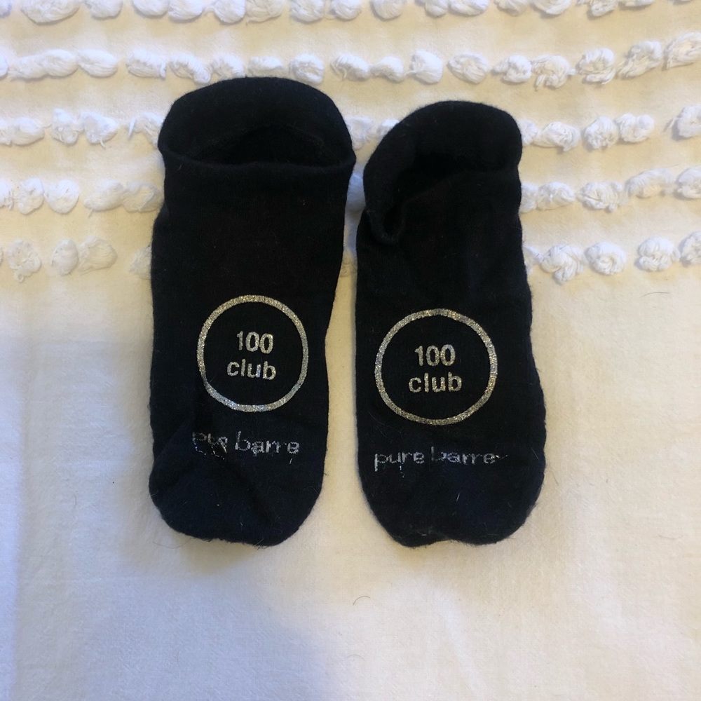 Pure barre sticky grip socks